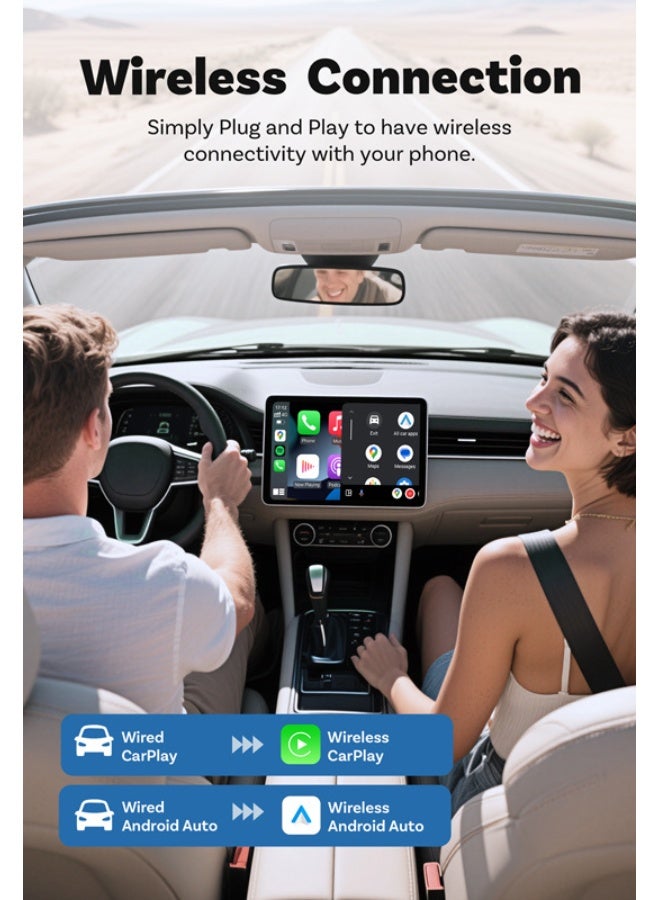 Ottocast Cross-Border New Metal Mirror CarPlay Adapter - 2-in-1 Converter - Image 5